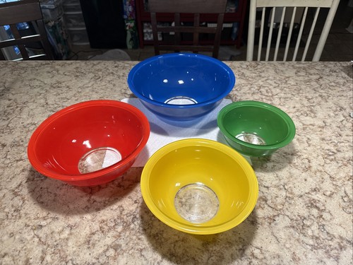 Vtg pyrex primary colors - vtg,