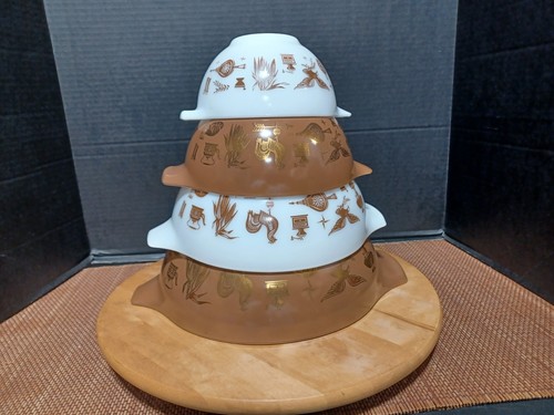 Vintage pyrex early american - vintage,