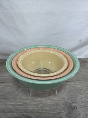 Vtg clear bottom pyrex nesting - vtg,