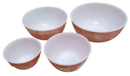 Pyrex red full set 4 - of,