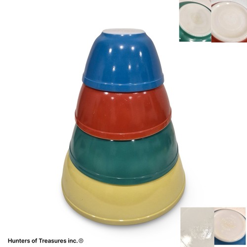 Vtg 1950s pyrex primary colors - vtg,