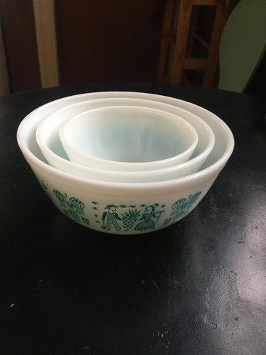 Vintage set pyrex amish - vintage,
