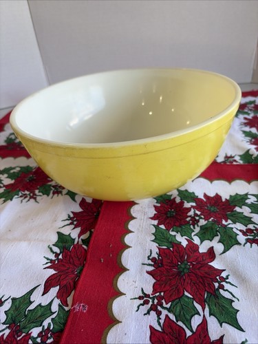 Vintage pyrex yellow primary - vintage,